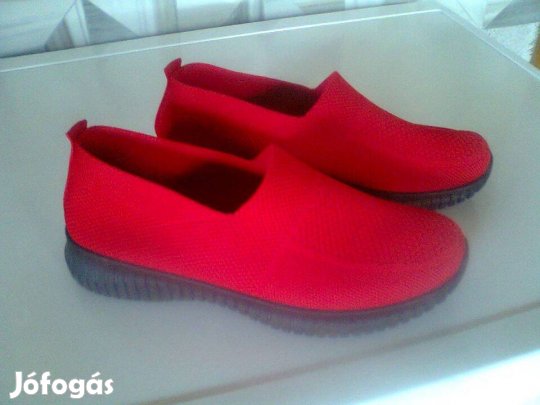 Női piros cipő - Új
