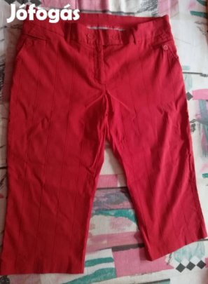Női piros elasztikus nadrág,C&A-ban vásárolt,szinte új!/62