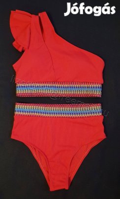 Női piros kétrészes fürdőruha vadonatúj
