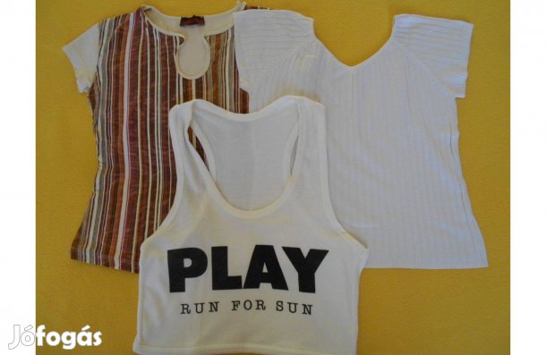 Női póló - divatos, szexi, rövid. Csinos, vagány. S - es