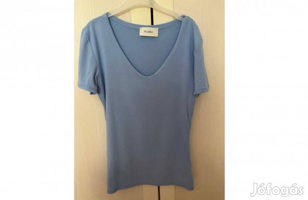 Női póló basic kék Zenda 1 méret S M 36 38