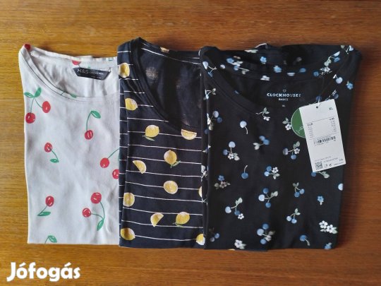 Női pólócsomag (2 db cseresznyés, 1 db citromos)