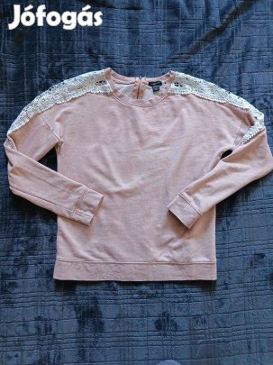 Női púder színű pulóver