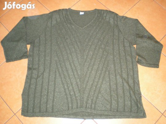 Női pulóver Xxles XXL sötétzöld színben szép állapotban
