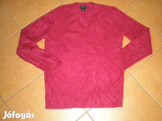 Női pulóver bordó színben L-es fázósaknak USA-ból Evie L