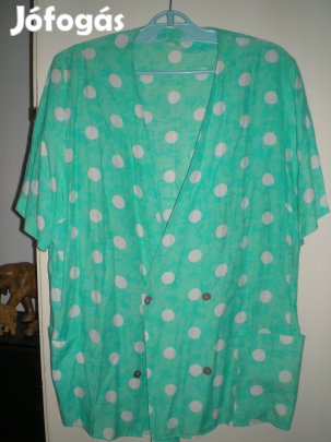 Női rövid ujjú felső XL-es XXL-es világoszöld színben