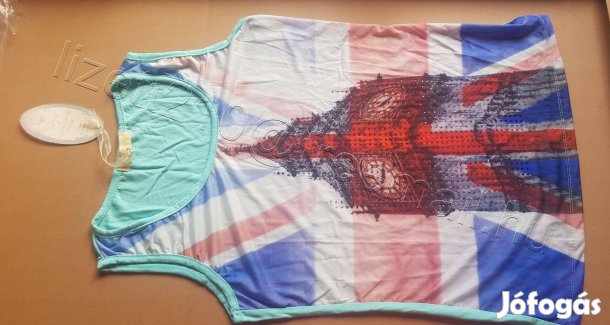 Női rövid ujjú póló London új címkés A01