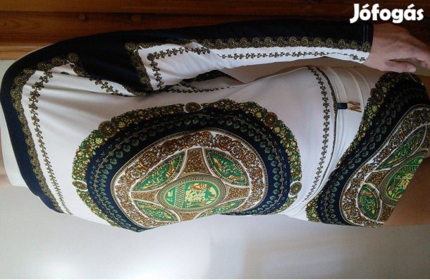 Női ruha Missq M fehér kék M-es zöld