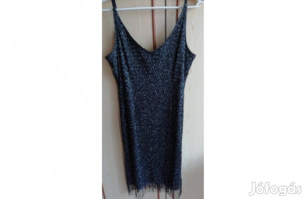 Női ruha, ezüst csillámos - Next