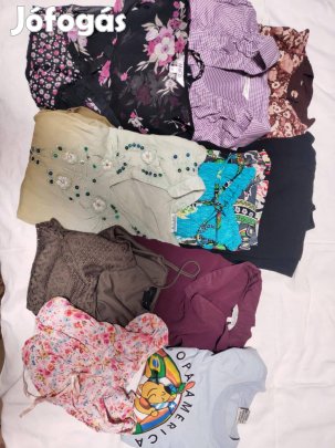 Női ruhacsomag: 10 db kb. S / M méretű, női