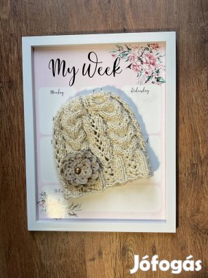 Női sapka, kézzel kötött Új