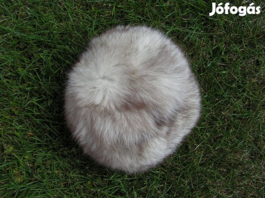 Női sarki róka - ezüst róka - szőrme sapka és kabát gallér