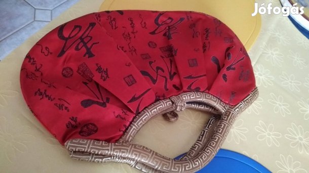 Női selyem kínai mintás kis táska