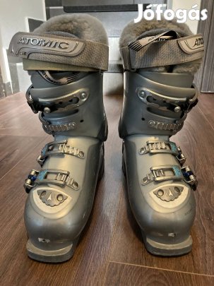 Női síbakancs Atomic Balanze SX, Thermic, Hard flex, Recco, Grey/blue