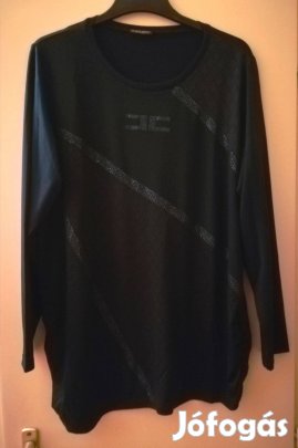 Női sötéték alkalmi felső,szinte új,50-méret!/74