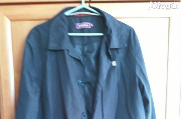 Női sötétkék ballonkabát (M-es)