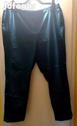 Női sötétzöld és barna,54-56-méretű gumis derekú farmerek,Bécsből!/61