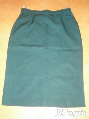 Női sötétzöld színű szoknya M-es M szép állapotban