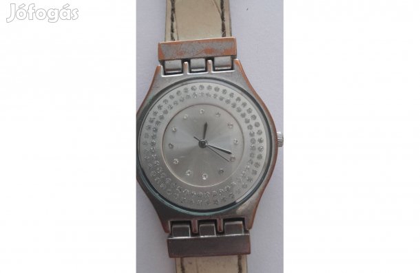 Női strasszos kvarc karóra