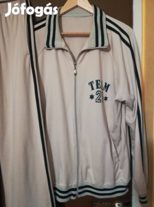 Női szabadidőruha, unisex,2 XL-méret,pamut,újszerű,világos!/66