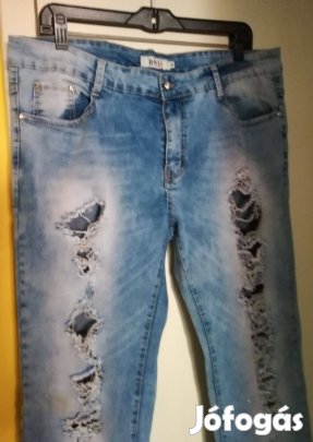 Női szakadt mintás farmer,36-méret/46 eu/,szinte új!/64