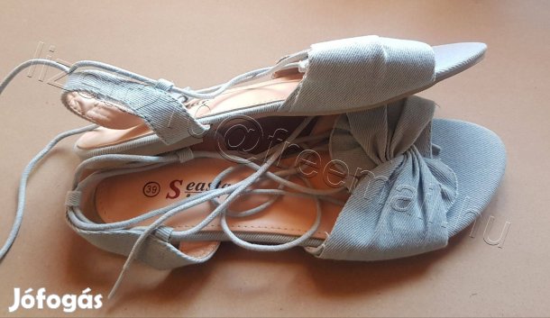 Női szandál cipő kék színű vadonatúj 1