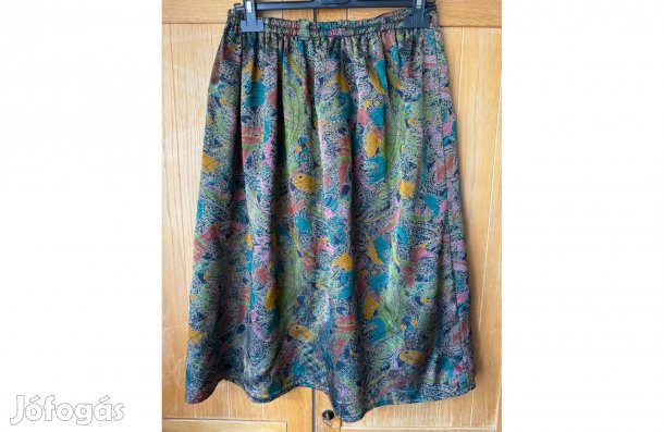 Női szoknya - bőfazonú, selyem S-M