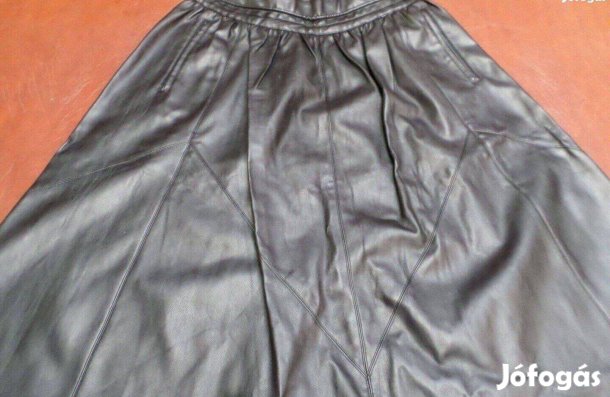 Női szoknya fekete bőrszoknya Zara Új