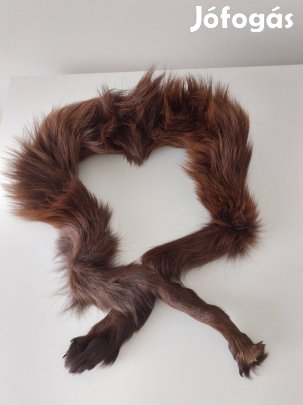 Női szőrme gallér sál