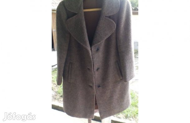 Nói szövet kabát mályva színű