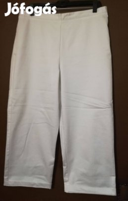 Női sztreccs anyagú,fehér,újszerű nadrág,42-44-méret!/61
