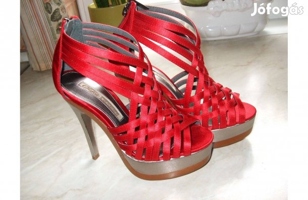 Női szuper nőcis Buffalo selyem platform szandál 36 méret