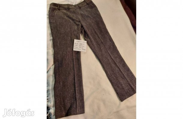 Női szürke szövet nadrág, 42-es méretű