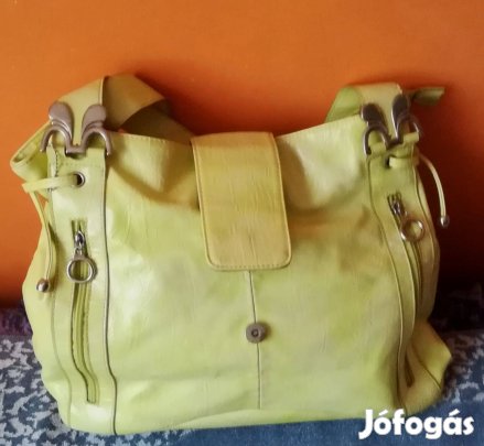 Női táska nagyméretű banánsárga,pakolós,40x30 cm!/67