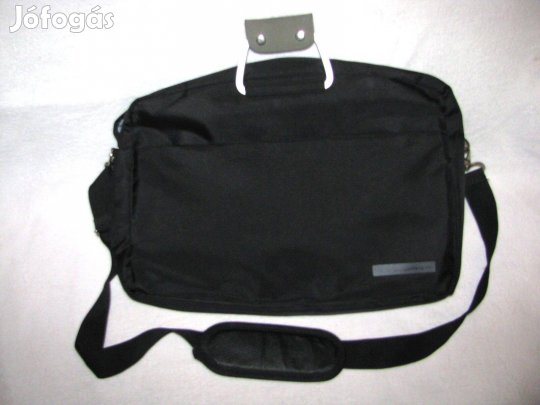 Női táska új Angel 43x30x7 kézi válltáska fekete irattartós is