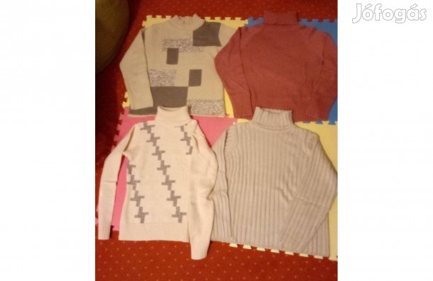 Női téli pulóver csomagban 4db alig viselt 38 M