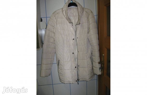 Női télikabát bézs M-L-es