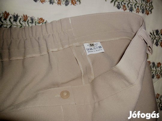Női új drapp szövetnadrág, 54-56-méret,-olcsón!/20