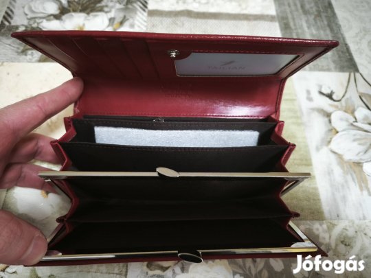 Női új piros pénztárca!