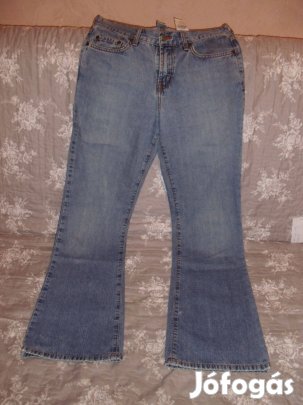 Női ujj világoskék Lucki Band márkájú trapéz farmer nadrág