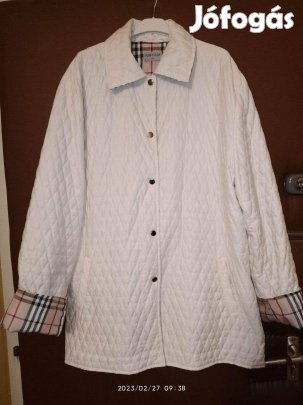 Női vajszínű steppelt kabát,46-méret,Bécsben vásárolt,szinte új!/27