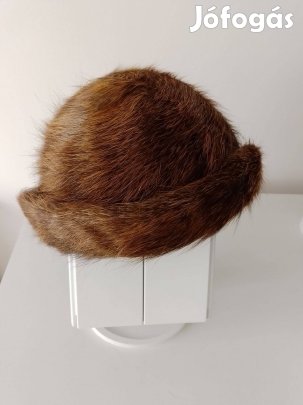 Női valódi szőrme kalap sapka fejkörfogat 57 cm