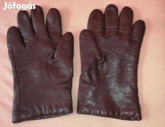 Női valódibőr 3 színű kesztyű,fekete,barna szürke,olcsón!/54