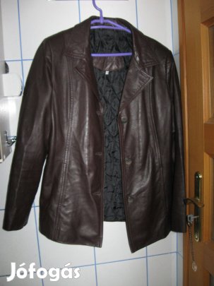 Női valódibőr kabát M-es