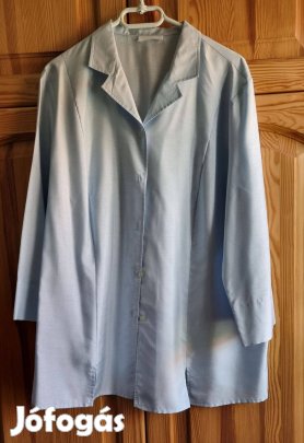 Női világoskék ingblúz, nagyobb méret
