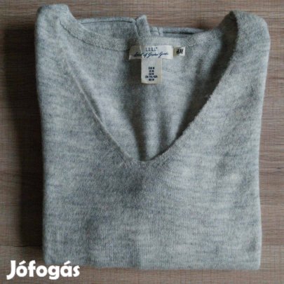 Női világosszürke H&M pulóver XL-es méret