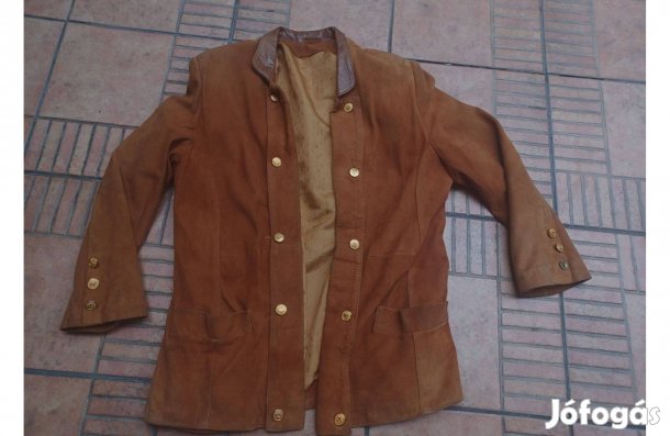 Női zakó bőrkabát M L 40 42