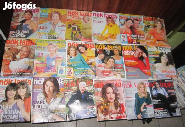 Nők lapja magazinok (1985 és 2018 közötti) eladó