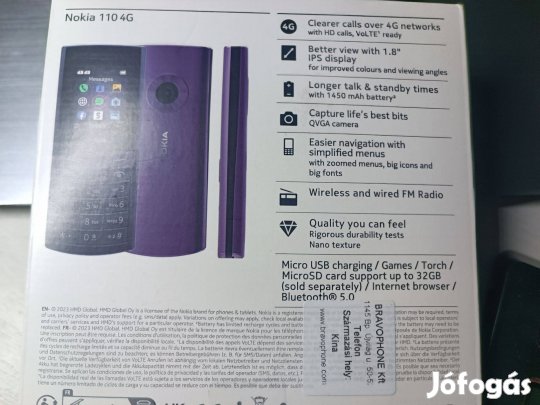 Nokia 100 4G új eladó