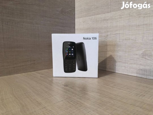 Nokia 106 4G, Black, Dual SIM, Új (0 Perces)